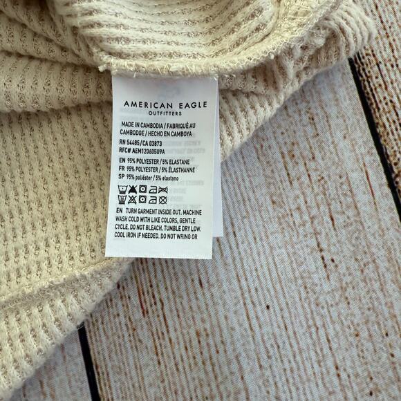 Women's XL Waffle Knit AMERICAN EAGLE Sweater - Picture 4 of 6